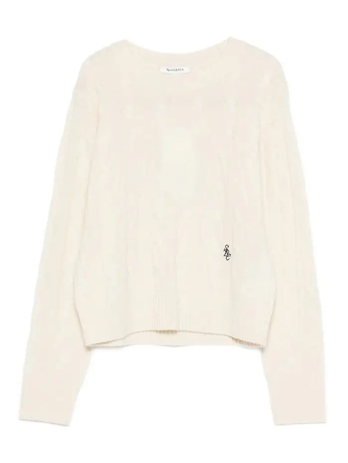 Sporty & Rich Maglione Color Carne E Neutri