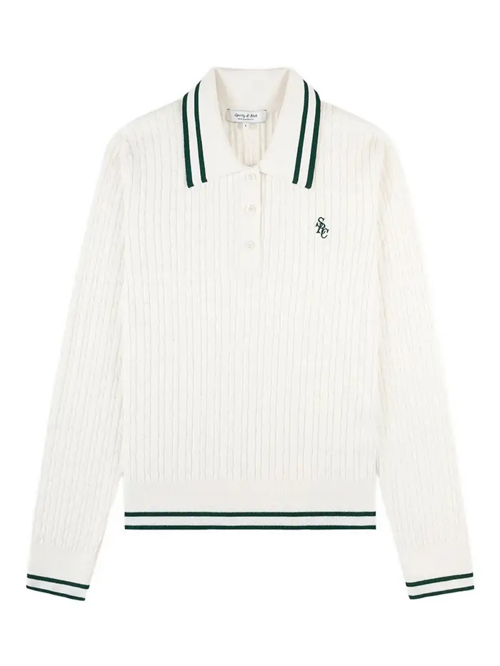 Sporty & Rich Maglione Crema