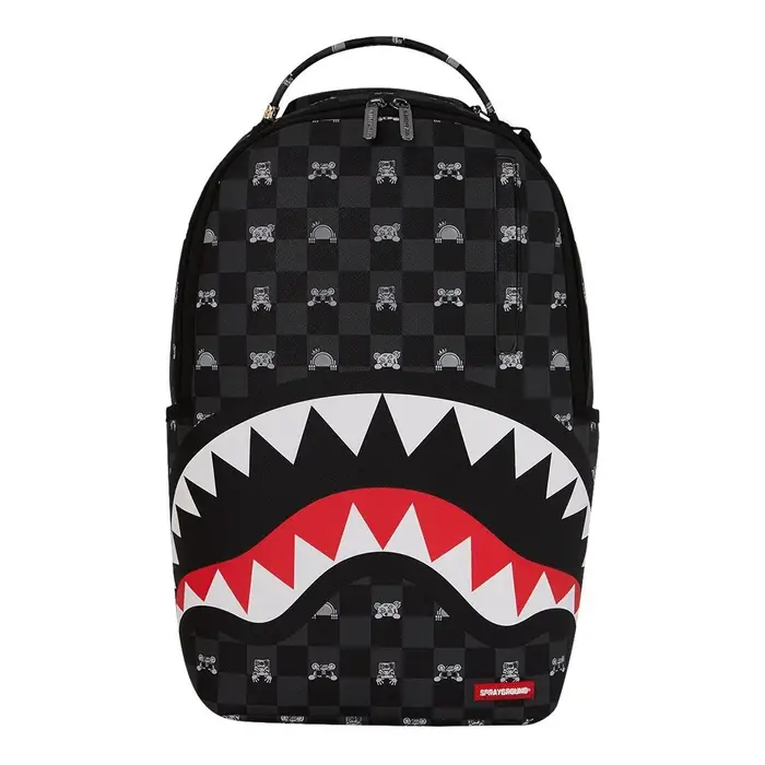 Sprayground Gray Peeking Character Check