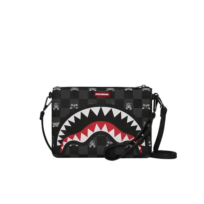 Sprayground Gray Peeking Character Check