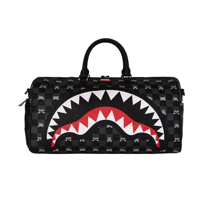 Sprayground Gray Peeking Character Check