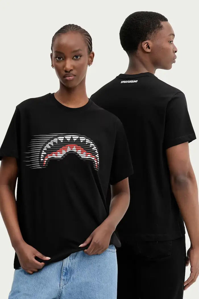 Sprayground t-shirt in cotone Nero