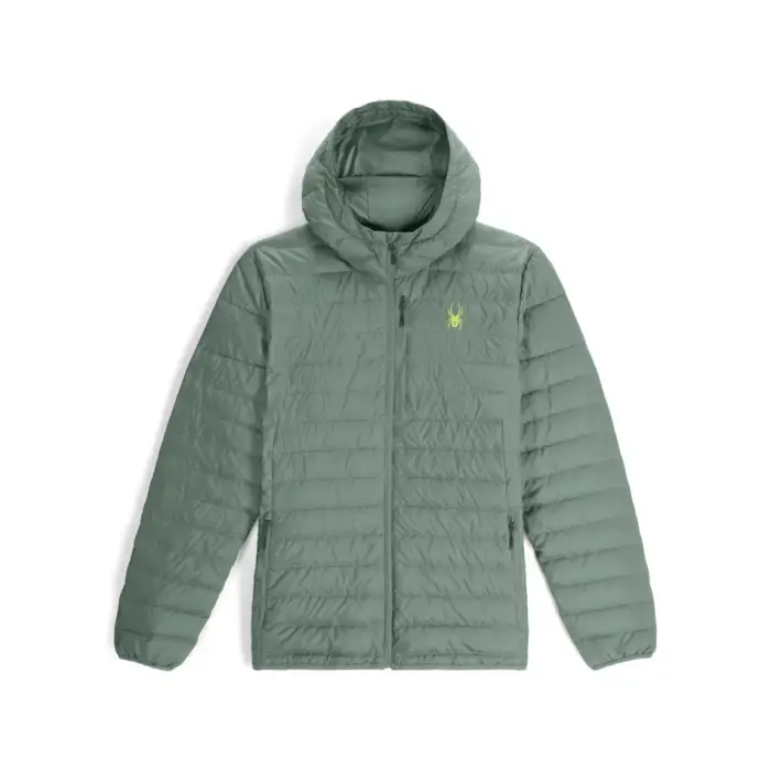 Spyder Piumino con cappuccio Zenith Vert