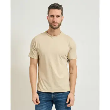 Sseinse T-shirt T-shirt uomo taglio vivo Beige