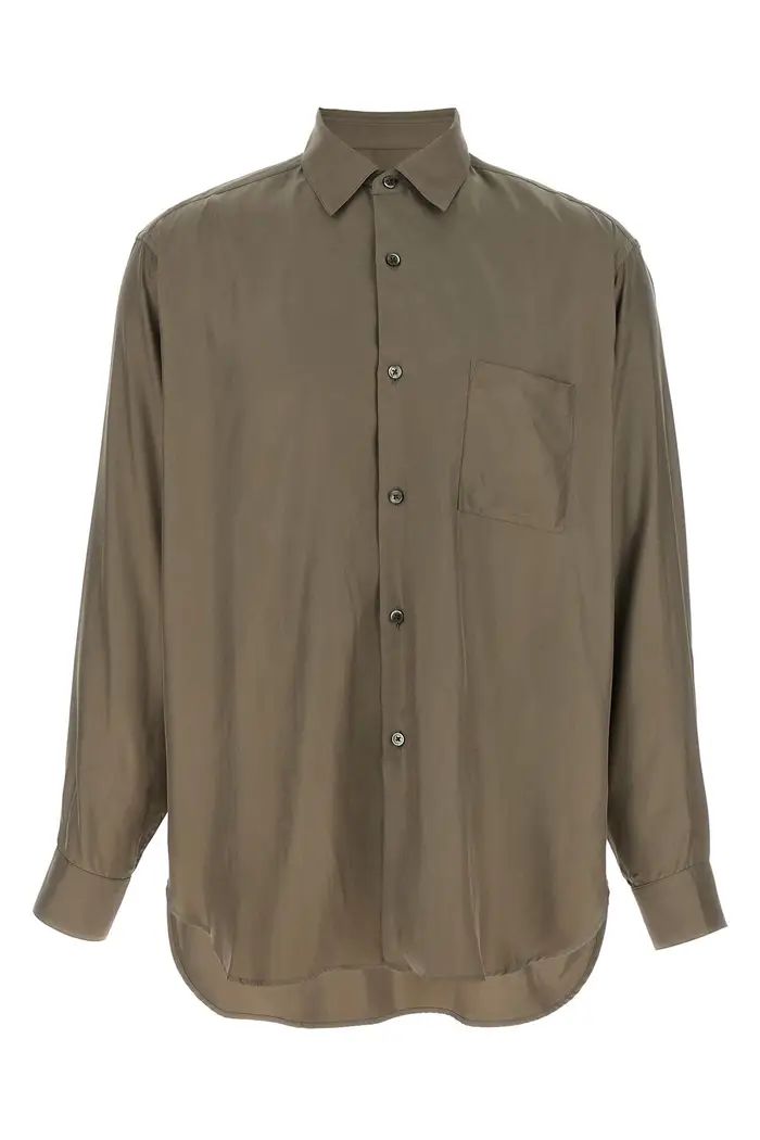 Camicia Twill Grigio