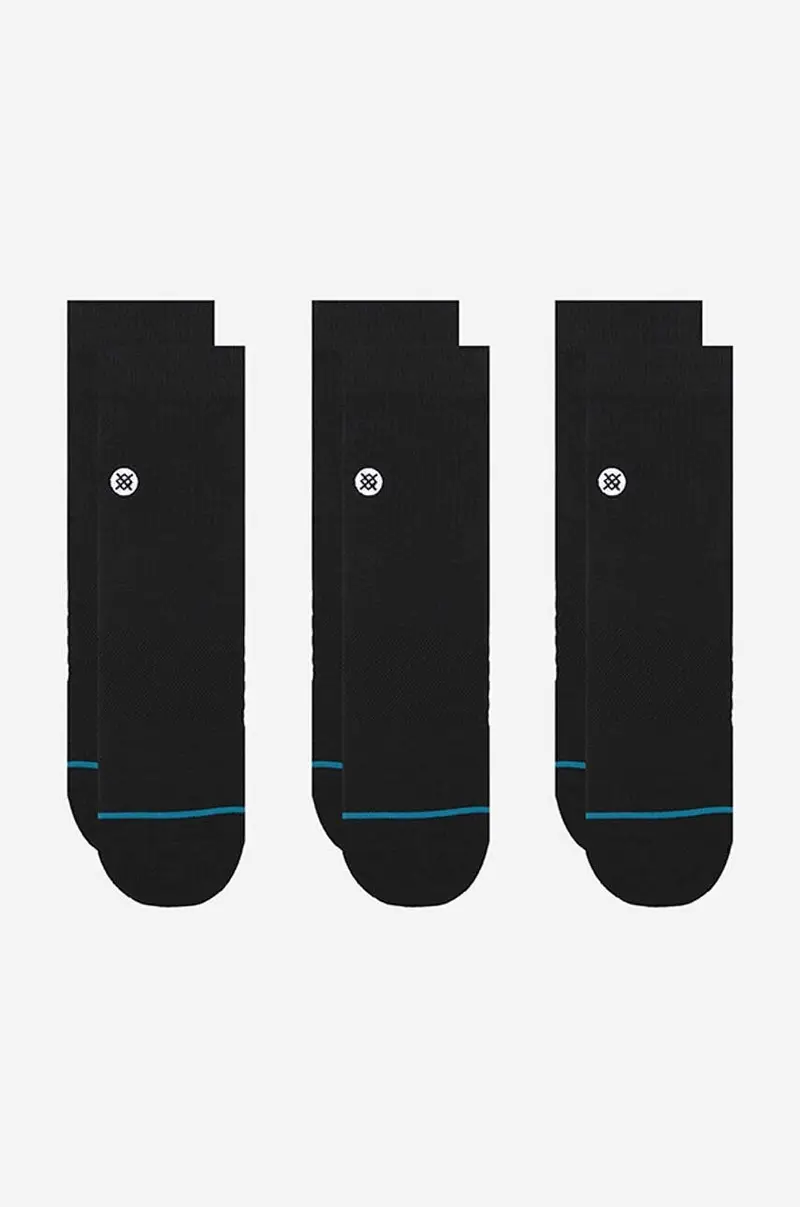 Stance calzini Icon Quarter Nero