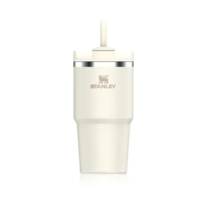 Stanley Quencher H2 O FlowState™ Bicchiere termico in acciaio inox con cannuccia Cream 2 0 590 ml