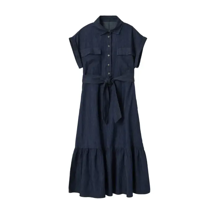 Abito a Camicia in denim donna Stefanel Bleu