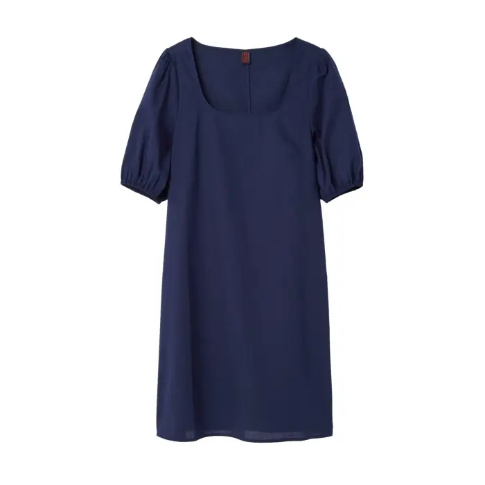 Abito in cotone e lino donna Stefanel Bleu