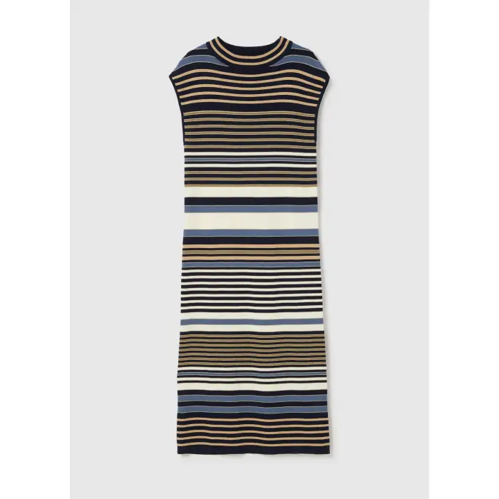 Stefanel Abito lungo con lurex donna Multicolore