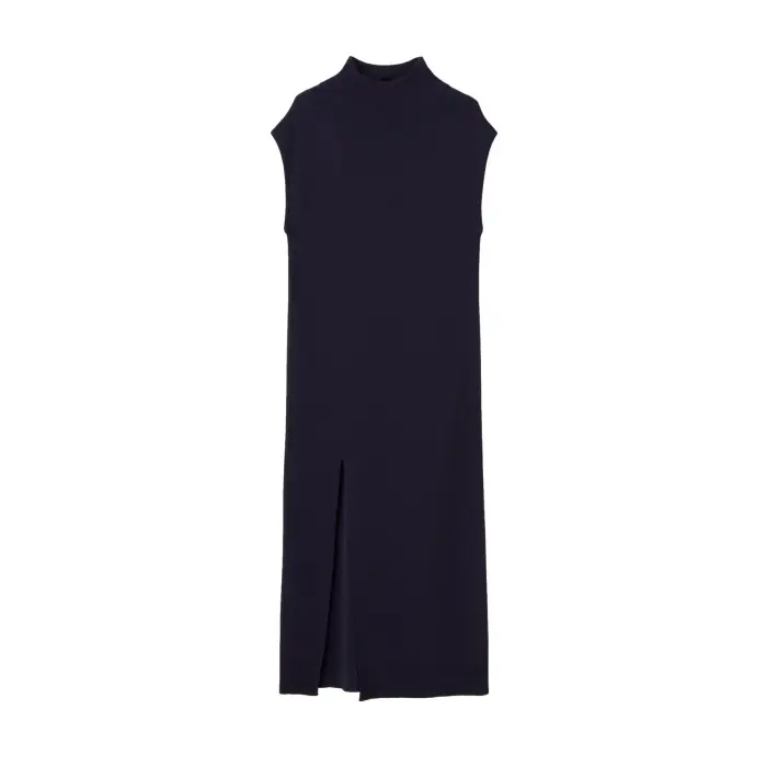 Abito lungo in crêpe donna Stefanel Bleu