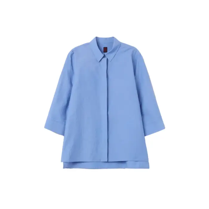 Camicia a maniche 3/4 donna Stefanel Bleu