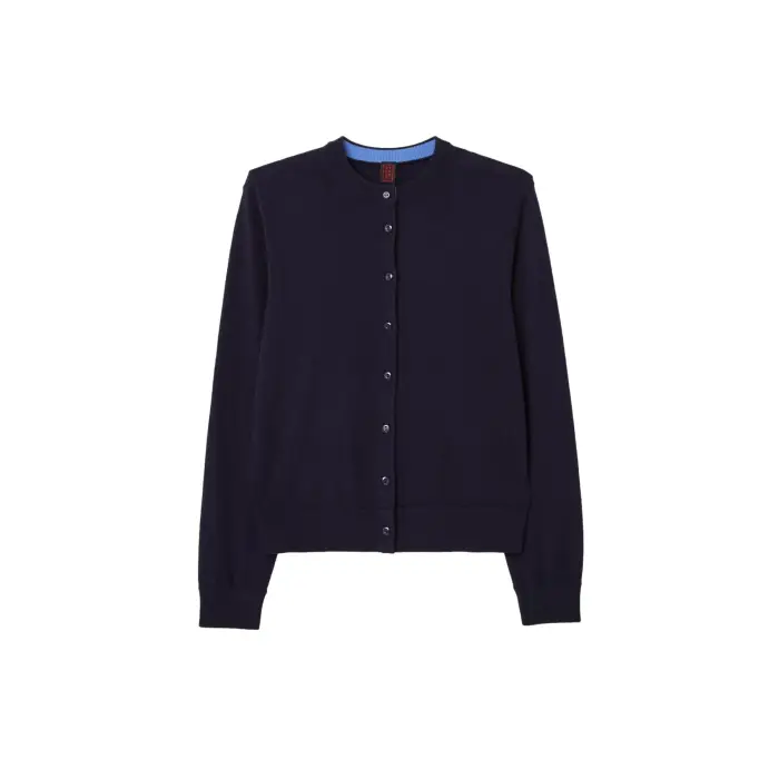 Cardigan in cotone donna Stefanel Cashmere Bleu