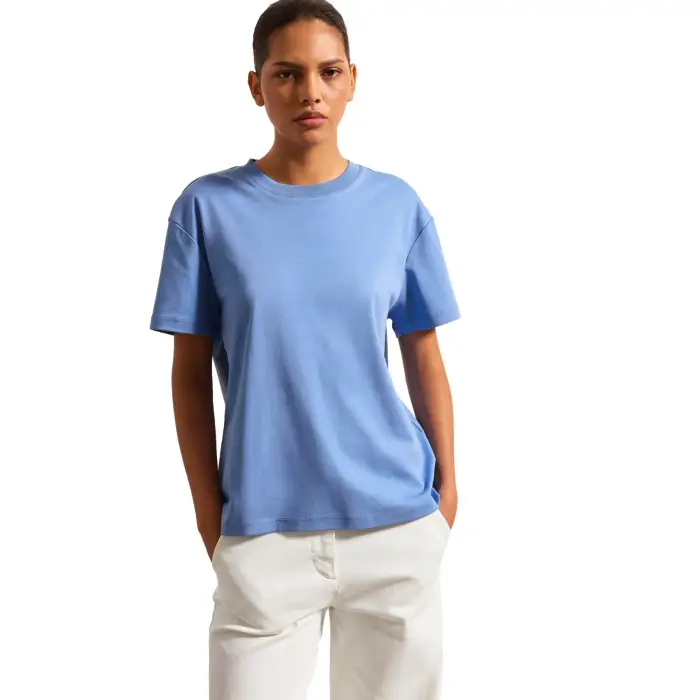 Maglietta in cotone donna Stefanel Bleu