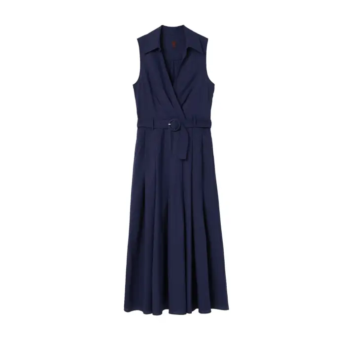 Stefanel Robe chemise incrociata donna Bleu