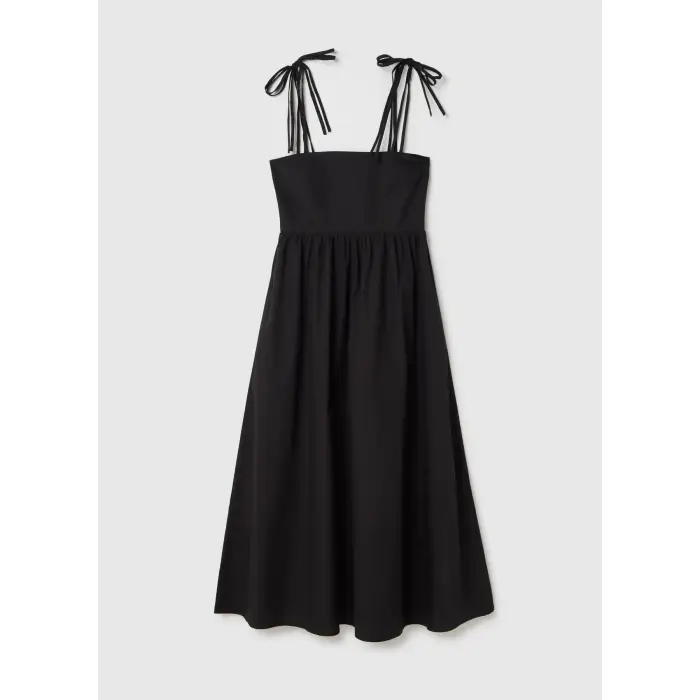 Stefanel Robe lunga a bustier donna Noir