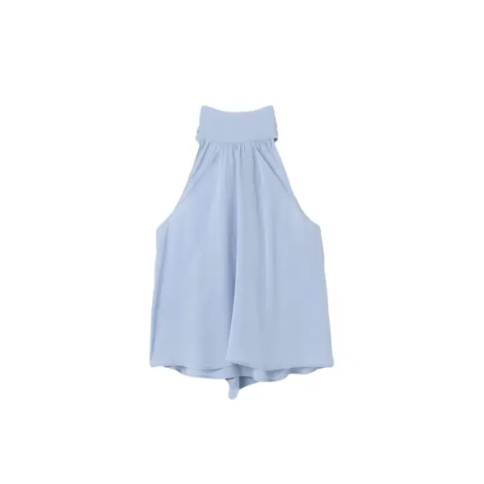 Top con nodo sulla schiena donna Stefanel Bleu
