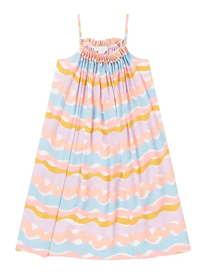 Stella Mccartney Abito A Fantasia Multicolore
