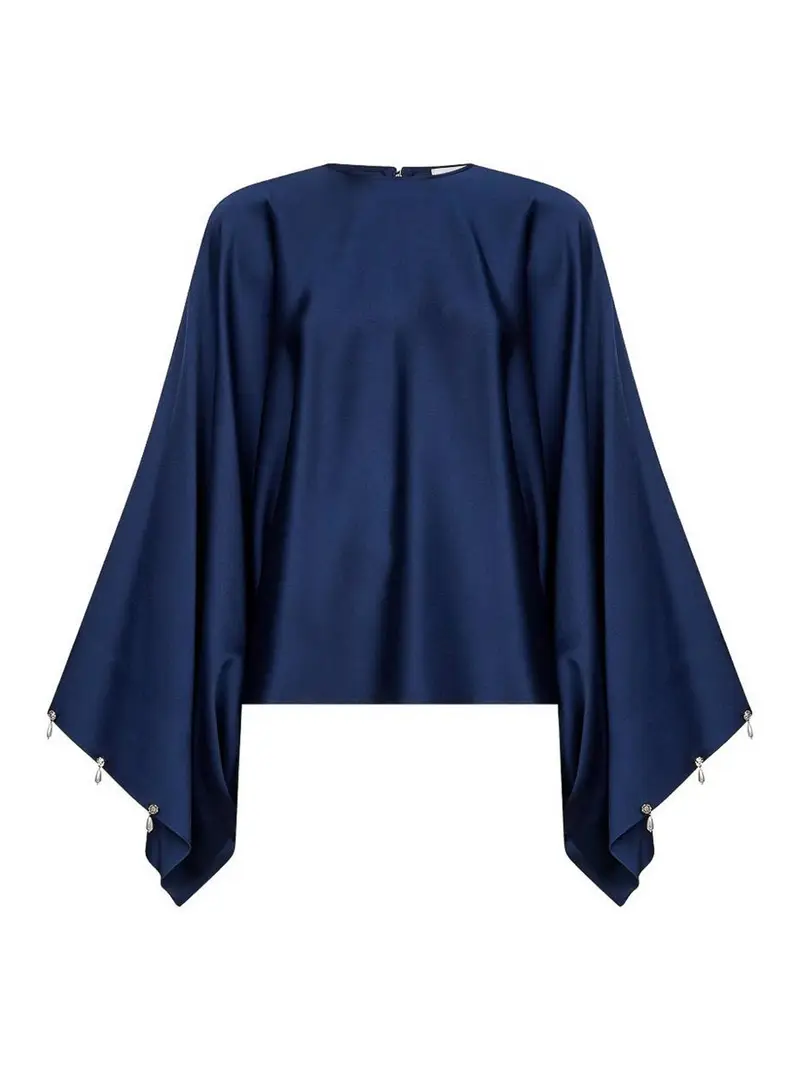 Stella Mccartney Camicetta di perle Blu