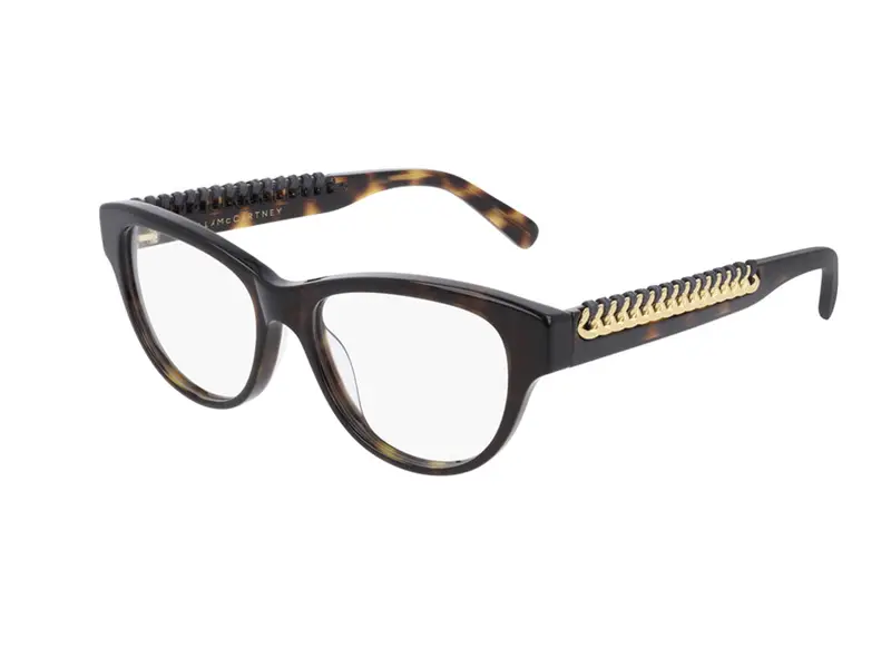 Stella Mccartney Donna SC0221O 001 Montature da vista outlet Acetato Havana Squadrata