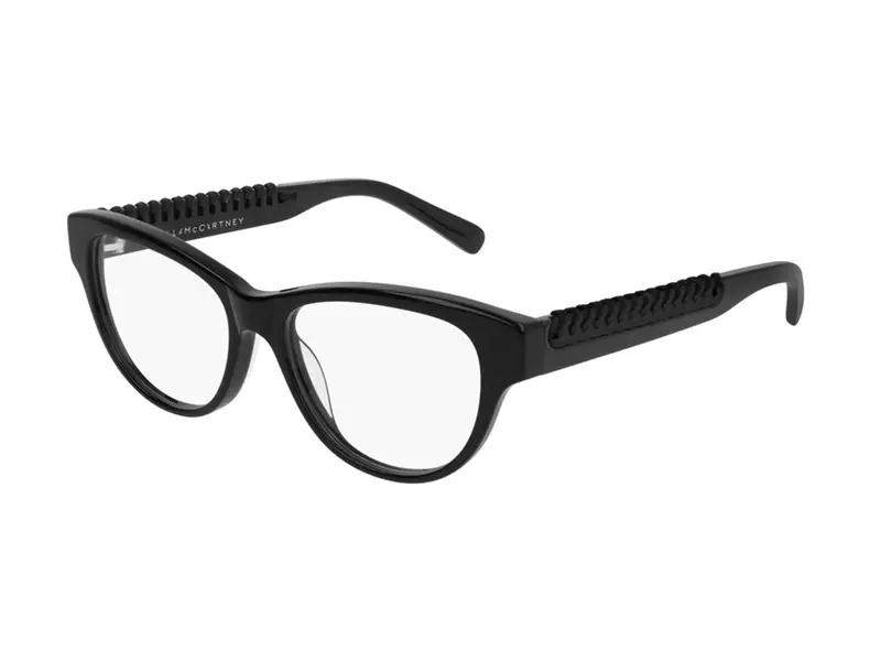 Stella Mccartney Donna SC0221O 002 Montature da vista outlet Acetato Nero Squadrata
