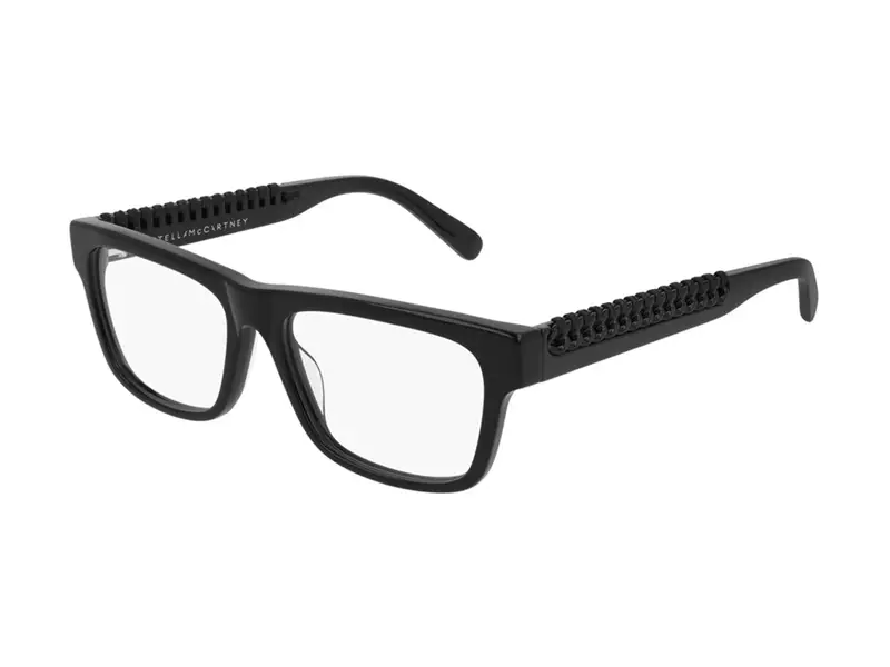 Stella Mccartney Donna SC0222O 001 Montature da vista outlet Acetato Nero Squadrata