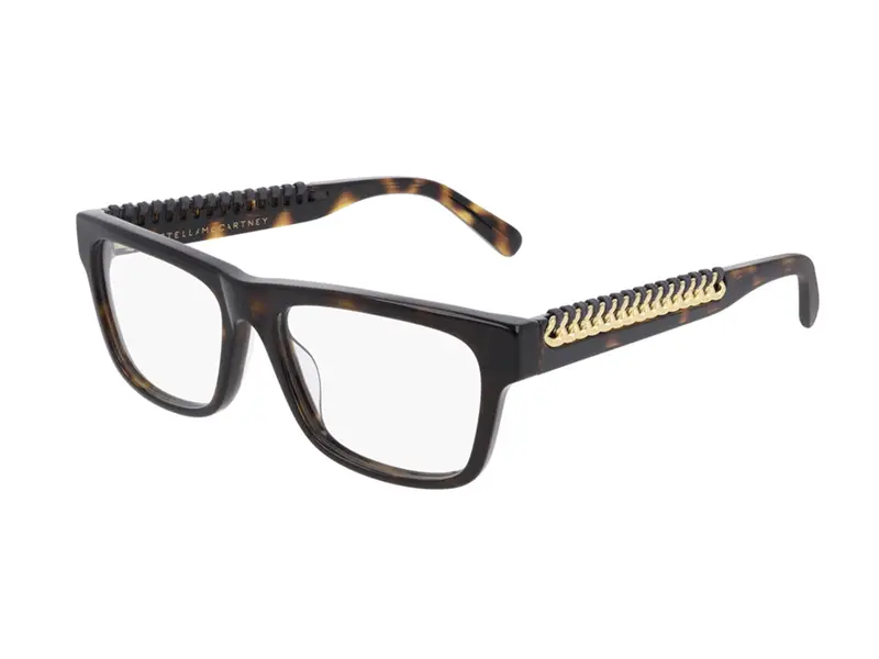 Stella Mccartney Donna SC0222O 002 Montature da vista outlet Acetato Havana Squadrata
