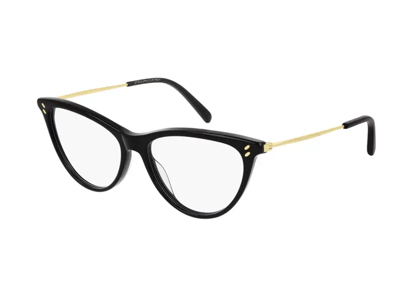 Stella Mccartney Donna SC0241O 001 Montature da vista outlet Acetato Nero Cat Eye