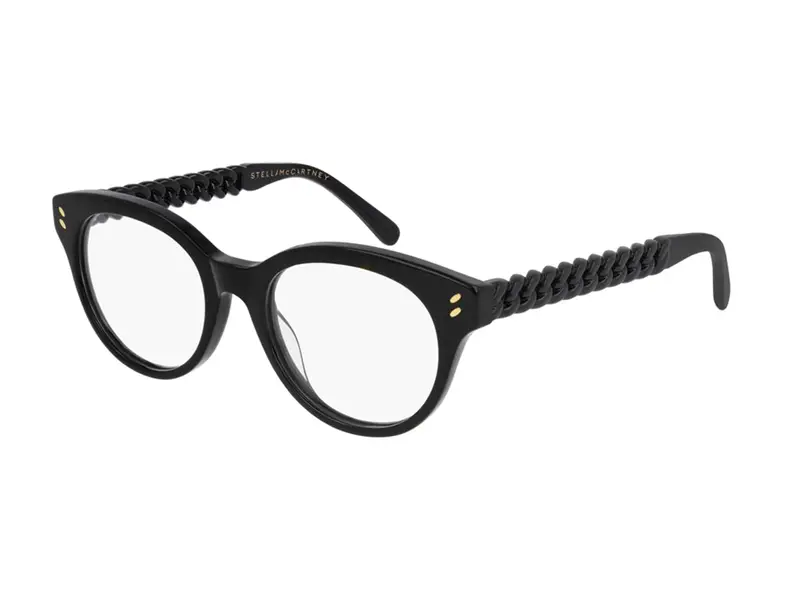 Stella Mccartney Donna SC0245O 001 Montature da vista outlet Acetato Nero Rotonda