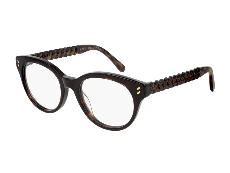 Stella Mccartney Donna SC0245O 002 Montature da vista outlet Acetato Havana Rotonda