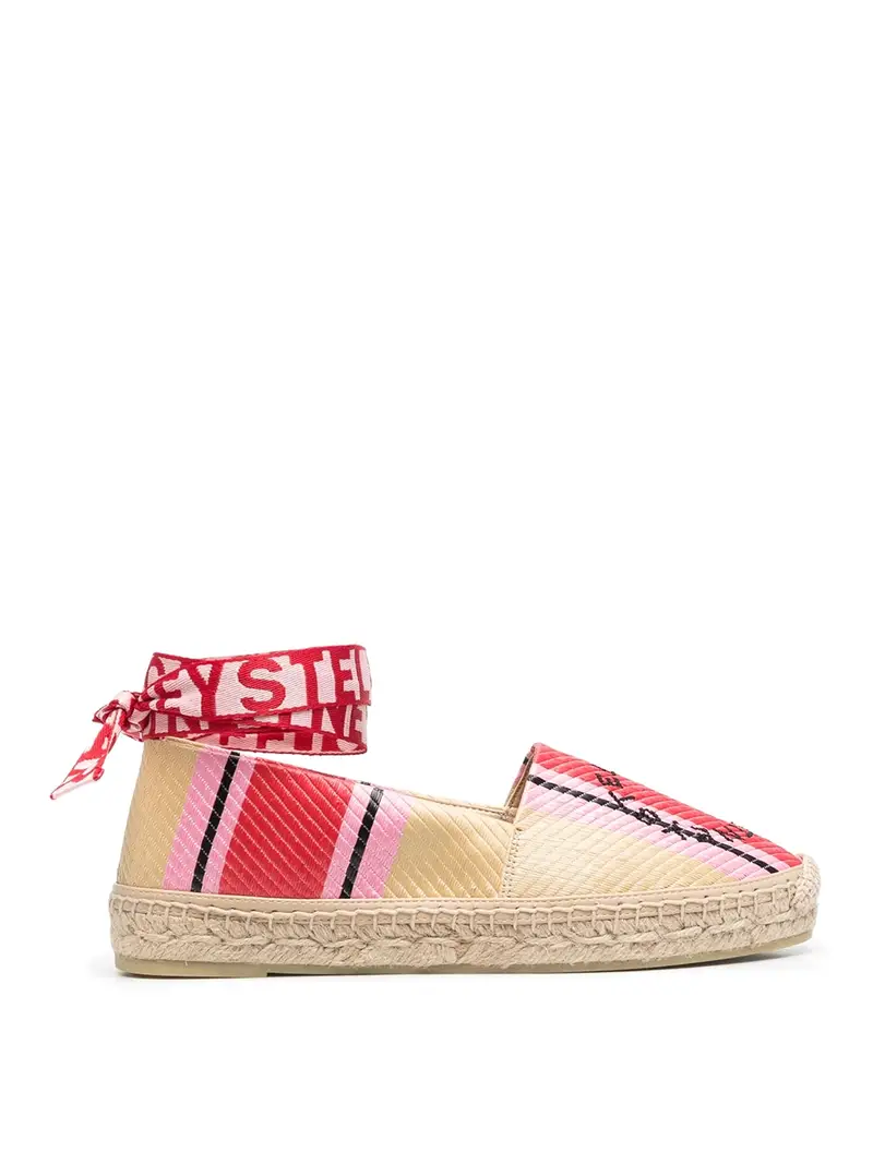 Stella Mccartney Espadrillas Gaia in rafia Multicolore