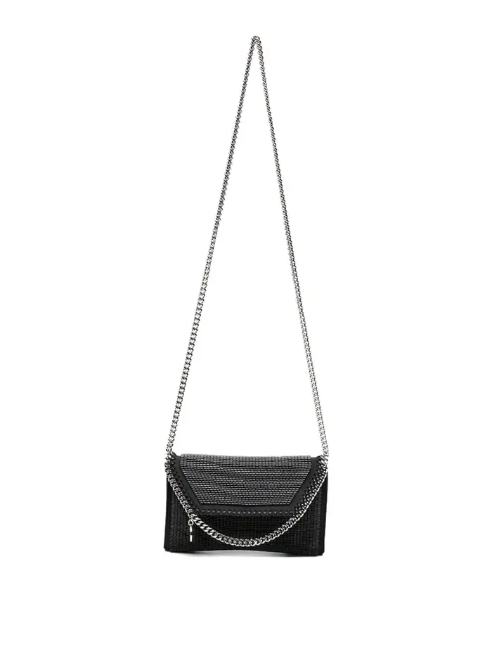 Stella Mccartney Portafoglio Falabella con catena Nero