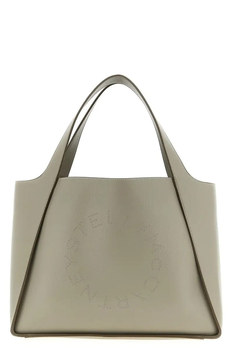 STELLA MCCARTNEY Shopping 'The Logo Bag' Beige
