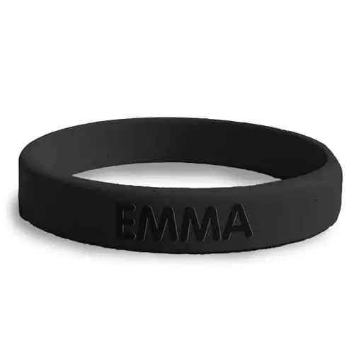 Stellasticker Braccialetto SOS personalizzabile per bambini con nome e numero di telefono, resistente, impermeabile