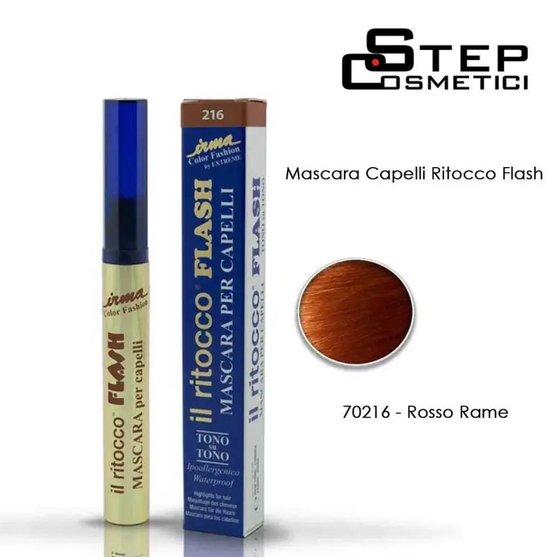 Step Cosmetici Ritocco flash mascara capelli 216 rosso rame