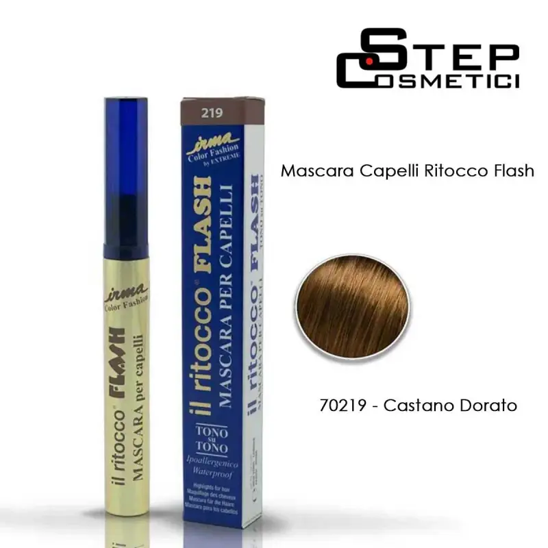 Step Cosmetici Ritocco flash mascara capelli 219 castano dorato