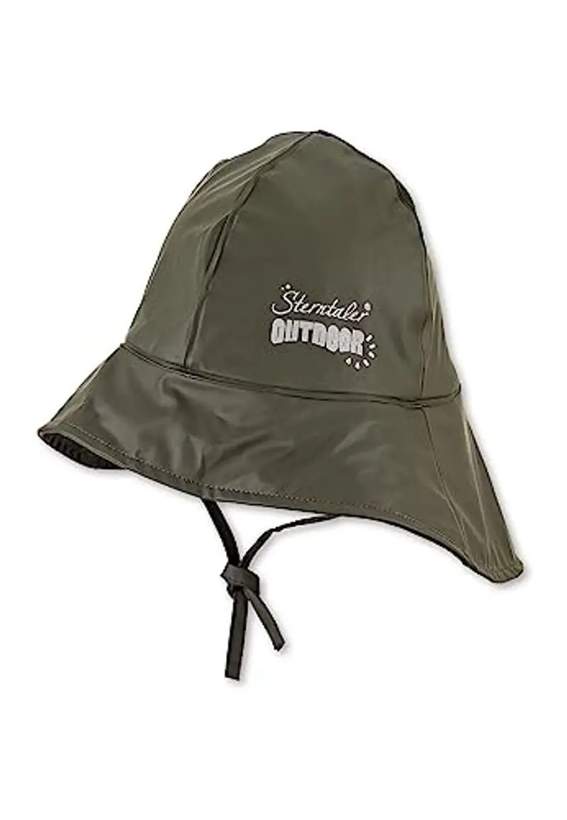 Sterntaler Cappello Antipioggia Tinta Unita, Verde Scuro, 51 cm Bambini e Ragazzi