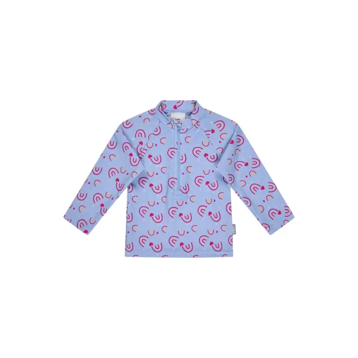 Sterntaler T-shirt da bagno a maniche lunghe per ragazza Arc-en-ciel Bleu