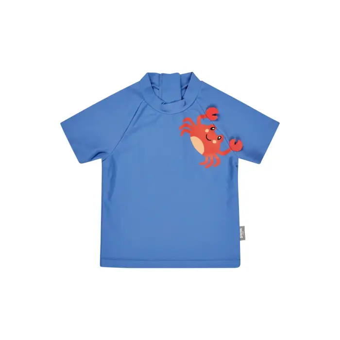 Sterntaler T-shirt da bagno per bambini Crabe Bleu