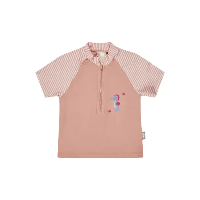 Sterntaler T-shirt da bagno per ragazza Hippocampe Rose