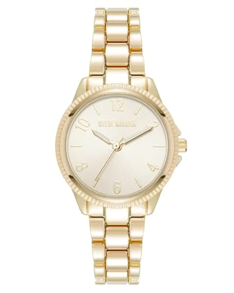 Steve Madden Orologio da donna, Champagne/Oro