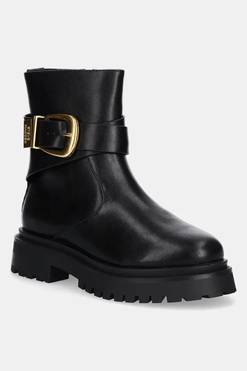 Steve Madden stivaletti alla caviglia in pelle Lexs donna colore nero 11003593