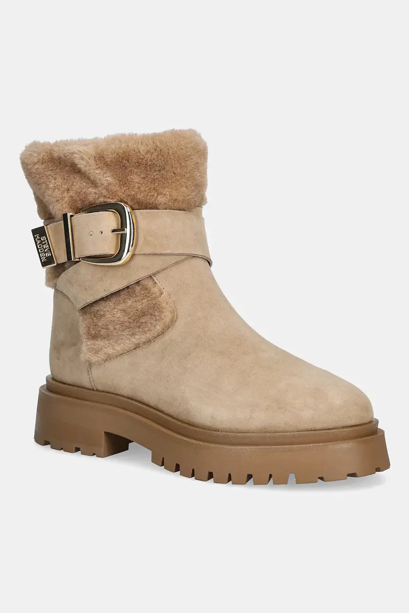 Steve Madden stivaletti alla caviglia Lodge donna colore beige 11004980