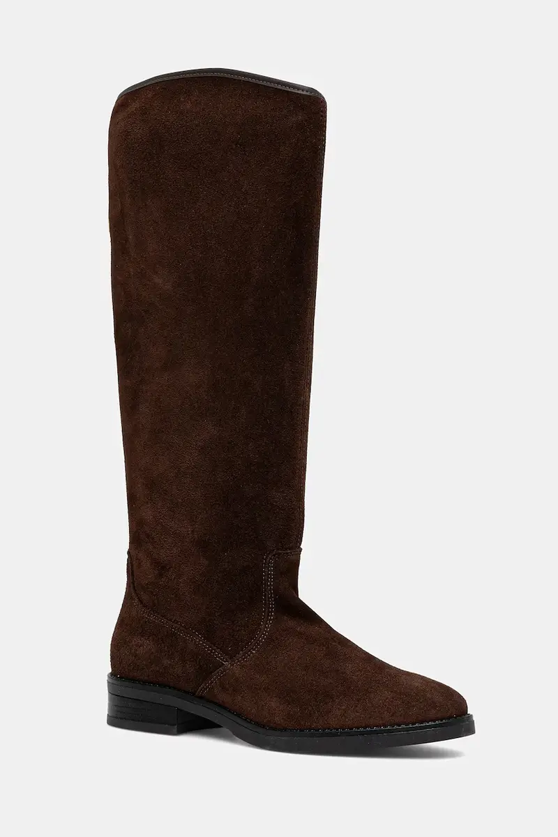 Steve Madden stivali in pelle scamosciata Vlora donna colore marrone 11004761