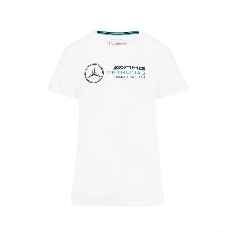 Stichd Mercedes Maglietta per donne, Large Logo, Bianco, 2022
