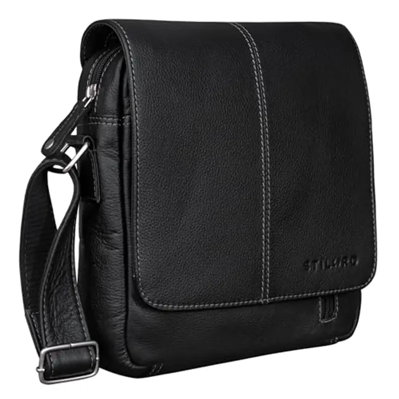 STILORD Borsa a tracolla Uomo Nero 1913220