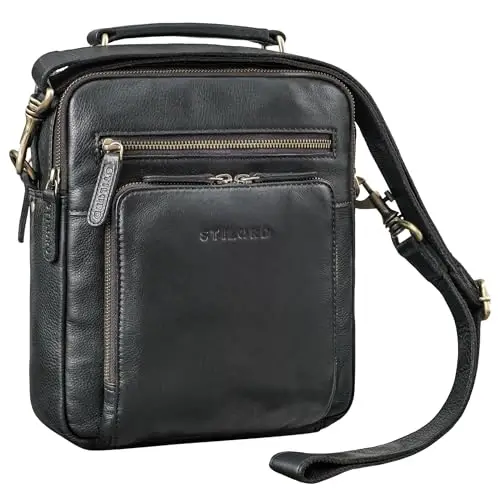 STILORD Borsello Uomo Nero 3375407