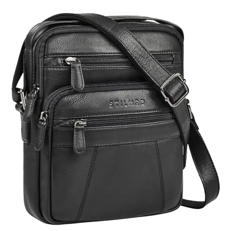STILORD Borsa a spalla Uomo Nero 2149061