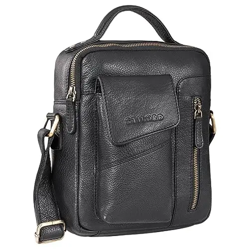 STILORD Borsa a tracolla Uomo Nero 3516902