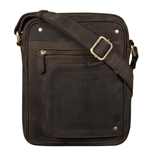 STILORD Borsello Uomo Marrone 2629888